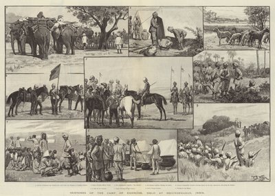 Sketches of the Camp of Exercise, Held at Secunderabad, India by William Barnes Wollen
